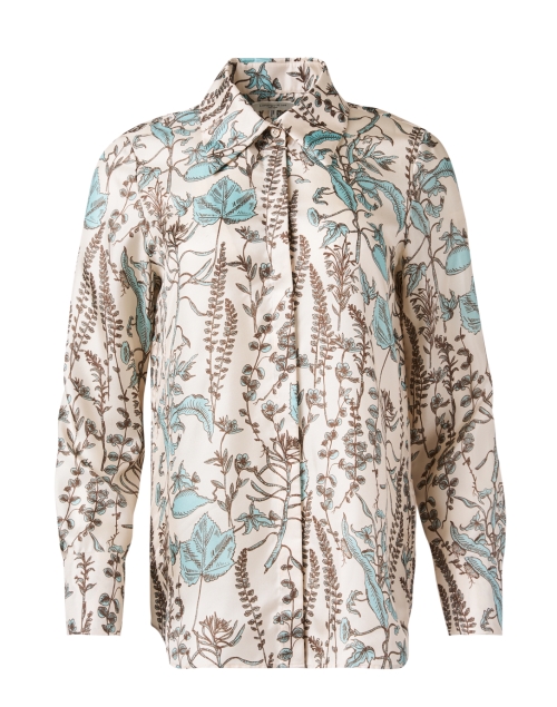 Product image - Lafayette 148 New York - Pampas Multi Floral Silk Blouse