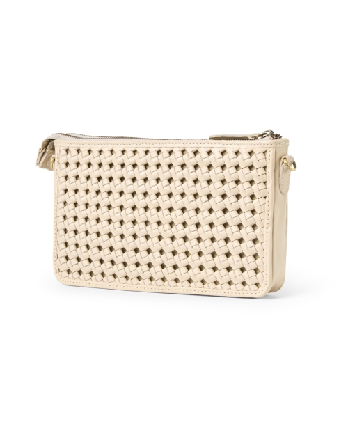 Front image - Bembien - Nora Cream Leather Crossbody Bag