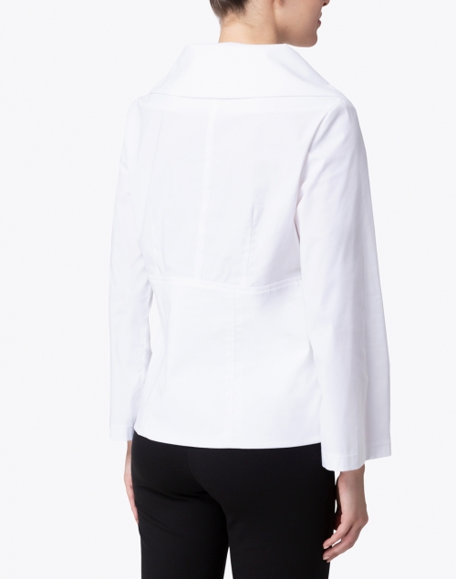 Back image - Finley - Valencia White Cotton Top