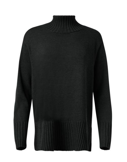 Product image - Eileen Fisher - Ivy Green Wool Turtleneck Sweater
