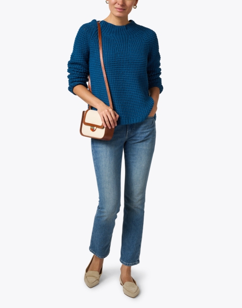 Ardea Blue Wool Sweater