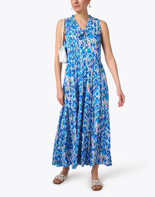 Kaia Blue Print Dress