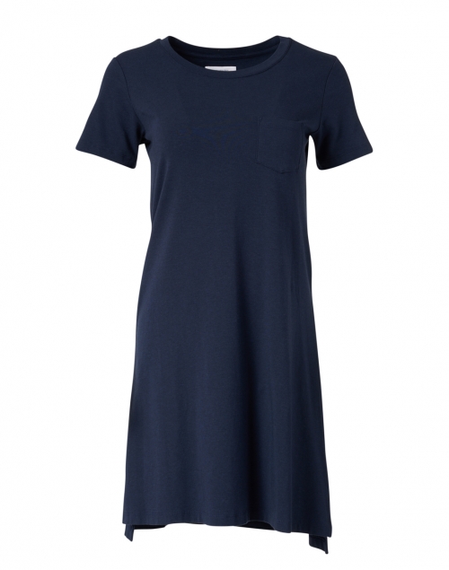 Product image - Southcott - Elinor Navy Bamboo Cotton T-Shirt Dress