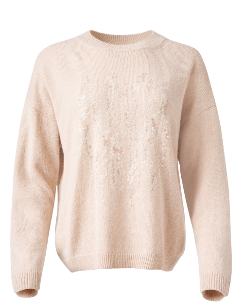 Product image - Peserico - Amber Beige Sequin Sweater