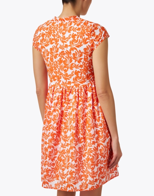 Back image - Ro's Garden - Feloi Orange Print Dress