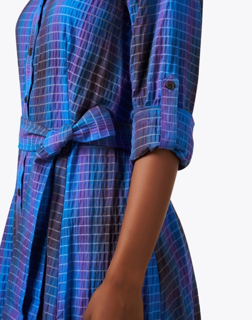 Extra_1 image - Finley - Laine Blue Plaid Cotton Dress