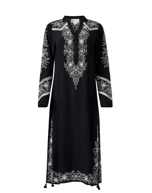 Product image - Figue - Paola Black Embroidered Kaftan
