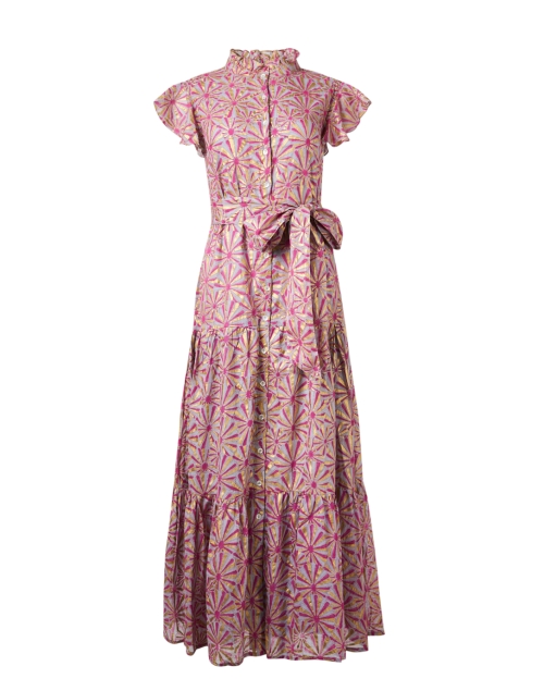 Product image - Oliphant - Pink Floral Print Cotton Voile Dress