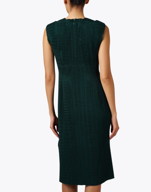 Back image - Lafayette 148 New York - Green Pleated Dress