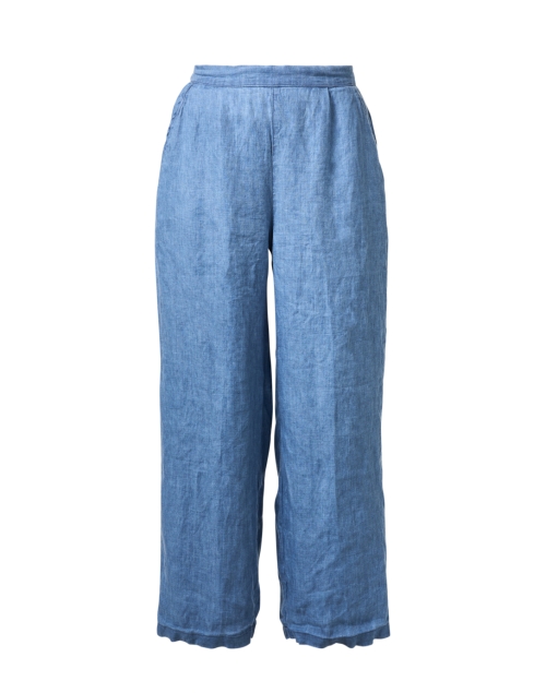 Product image - CP Shades - Tess Blue Linen Wide Leg Pant