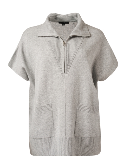 Product image - Repeat Cashmere - Grey Knit Quarter Zip Sweater