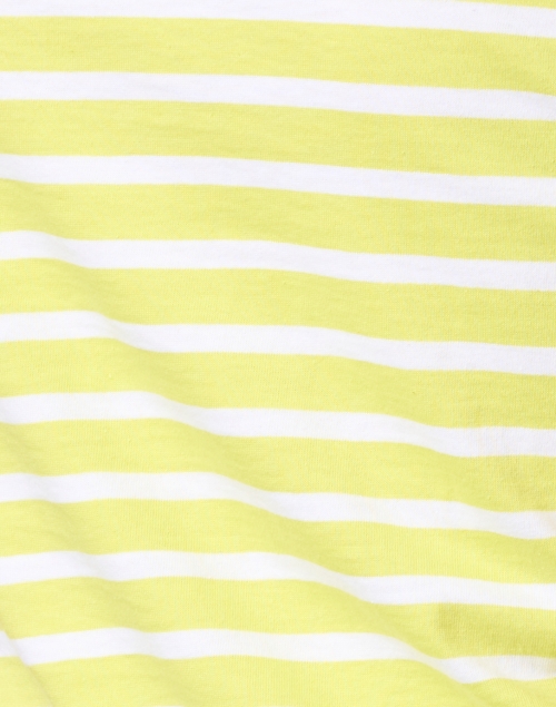 Fabric image - Saint James - Etrille Lime and White Striped Cotton Top