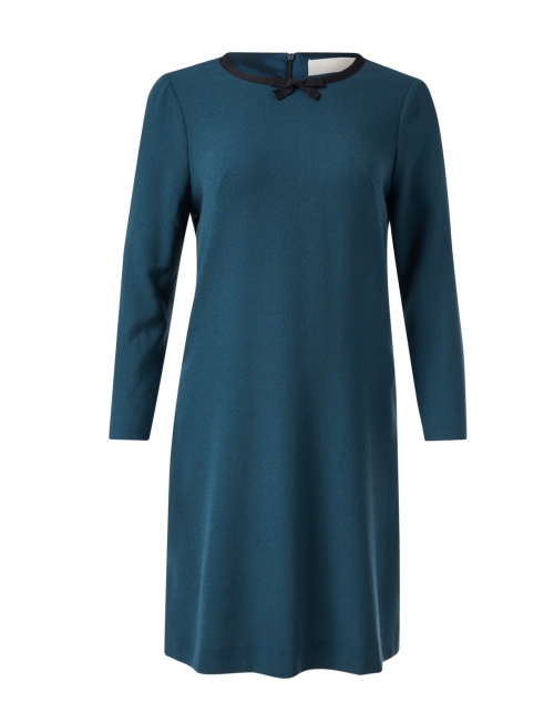 Product image - Jane - Tara Teal Wool Crepe Dress