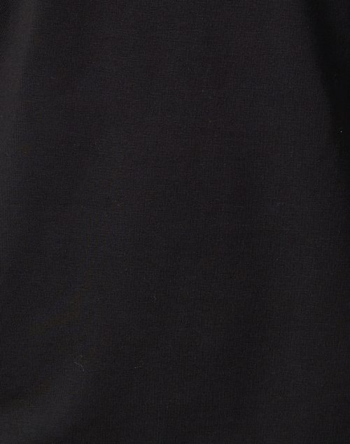 Fabric image - E.L.I. - Black Pima Cotton Mock Neck Top