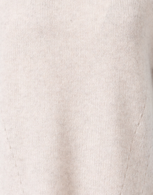 Fabric image - Kinross - Beige Multi Stripe Cashmere Sweater