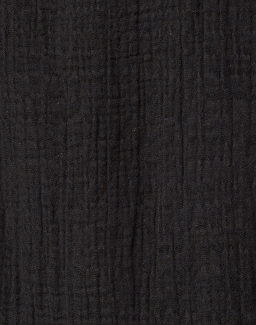 Fabric image - Xirena - Avery Black Cotton V-Neck Top