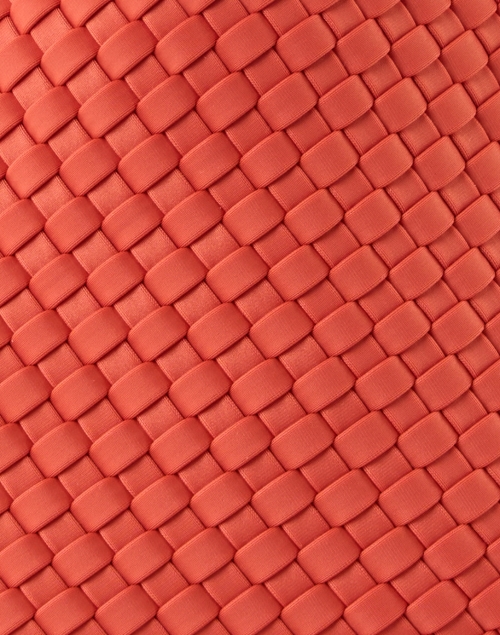 Fabric image - Naghedi - St. Barths Small Orange Woven Handbag