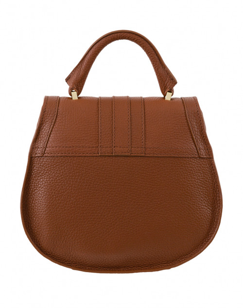 Back image - DeMellier - Mini Venice Cognac Pebbled Leather Cross-Body Bag