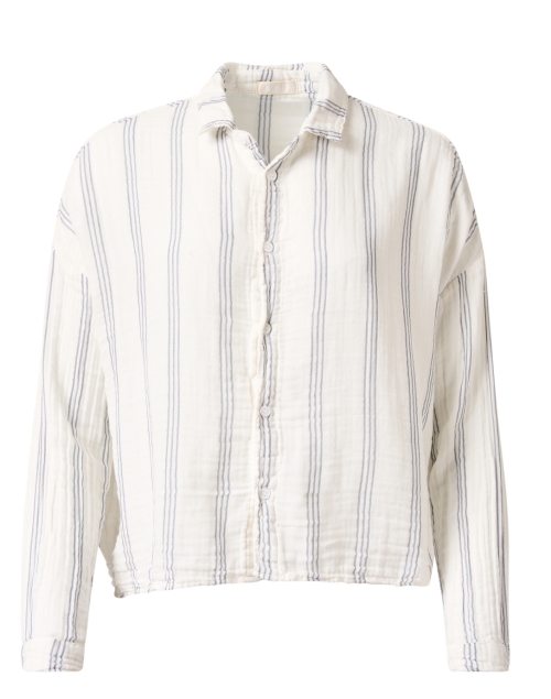 Product image - CP Shades - Ramona White Striped Cotton Gauze Shirt