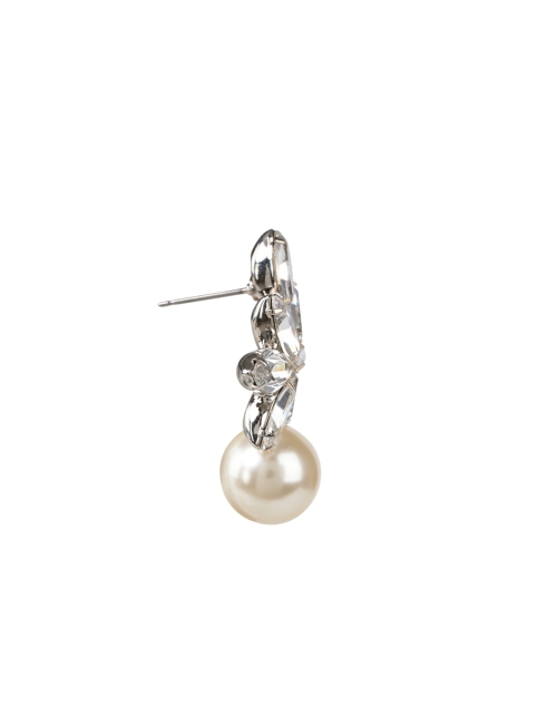 Back image - Jennifer Behr - Liza Crystal and Pearl Earrings
