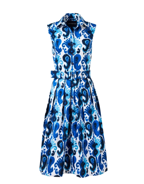 Product image - Samantha Sung - Audrey Blue and White Print Dress