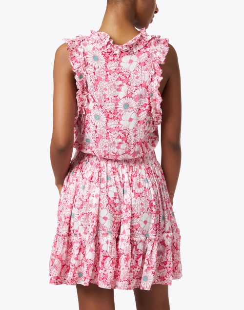 Back image - Poupette St Barth - Triny Pink Multi Print Dress