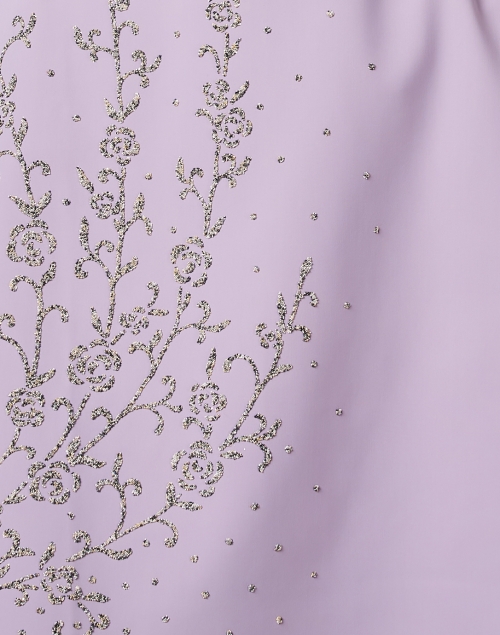 Fabric image - Chiara Boni La Petite Robe - Aldoio Purple Embellished Dress