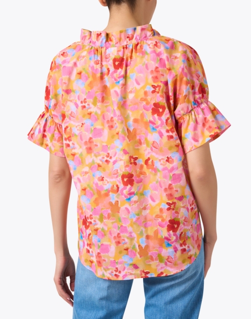 Back image - Finley - Crosby Multi Floral Cotton Top