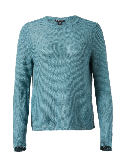 Product image - Eileen Fisher - Blue Cotton Linen Sweater