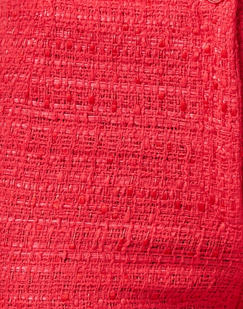 Fabric image - Santorelli - Liza Red Tweed Crop Flare Pant