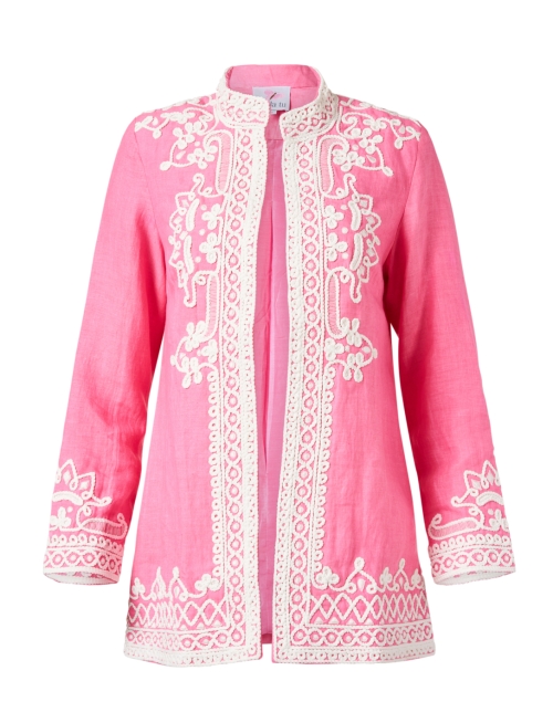 Product image - Bella Tu - Ceci Pink Embroidered Linen Jacket