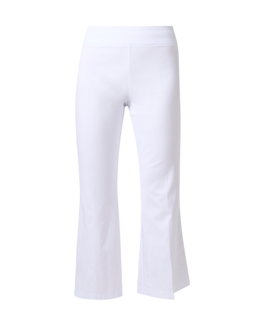 Product image - Fabrizio Gianni - White Stretch Pull On Flared Crop Pant