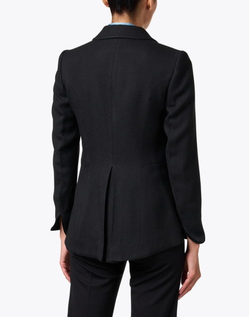 Back image - T.ba - Sullavan Black Wool and Velvet Jacket