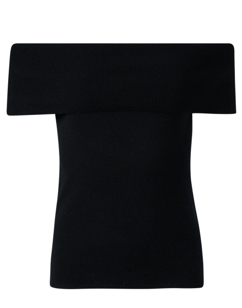 Product image - Allude - Black Off The Shoulder Knit Top