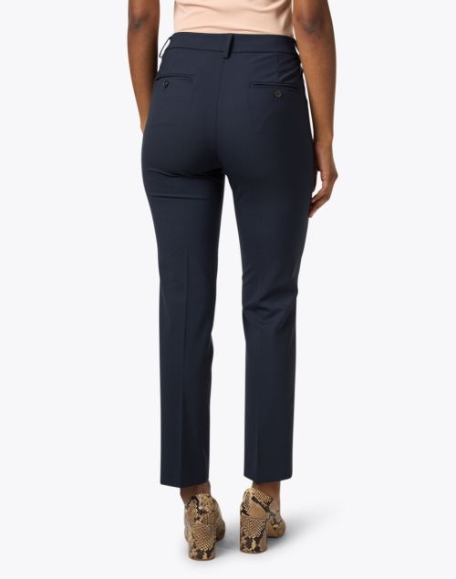 Back image - Weekend Max Mara - Canon Navy Wool Stretch Pant