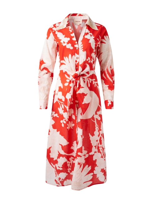 Product image - Figue - Kate Red and White Floral Shirt Dress