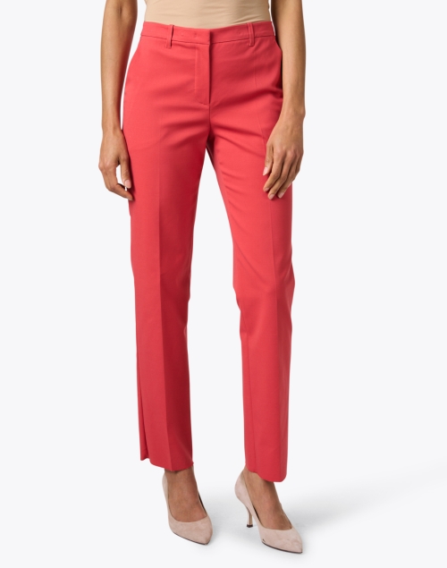 Front image - Emporio Armani - Strawberry Pink Cotton Pant