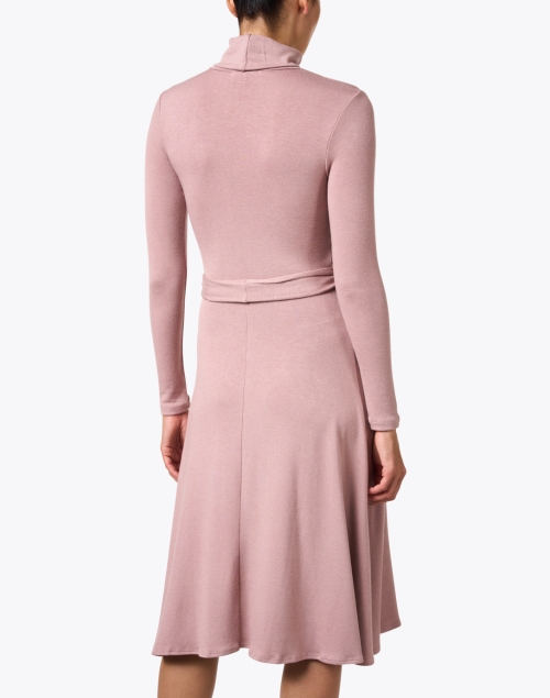 Back image - Southcott - Mackenzie Pink Cotton Sweater Dress