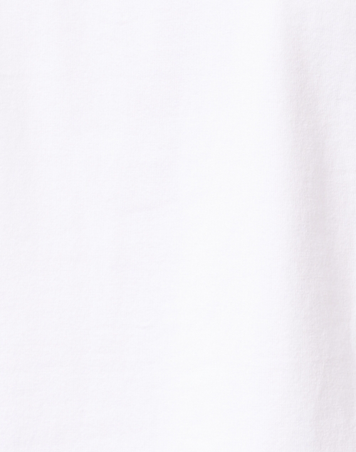 Fabric image - E.L.I. - White Cotton Poplin Henley Top