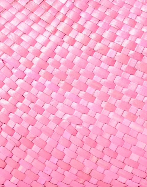 Fabric image - SERPUI - Charlotte Rose Pink Straw Buntal Minaudière