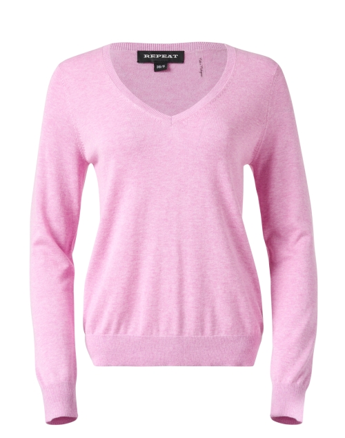 Product image - Repeat Cashmere - Purple Cotton Blend Sweater