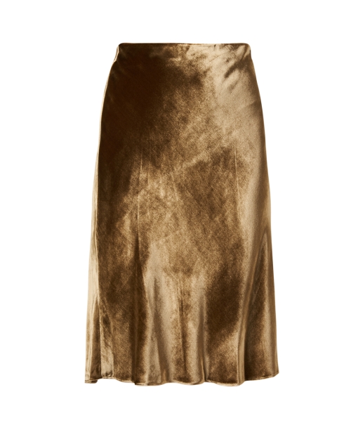 Product image - Vince - Gold Velvet Slip Skirt