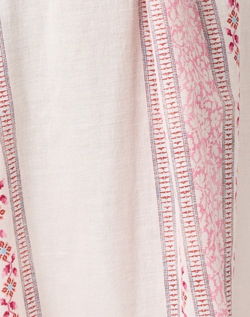 Fabric image - D'Ascoli - Magda Red Multi Print Cotton Dress