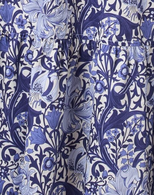 Fabric image - Finley - Aerin Blue Print Cotton Dress