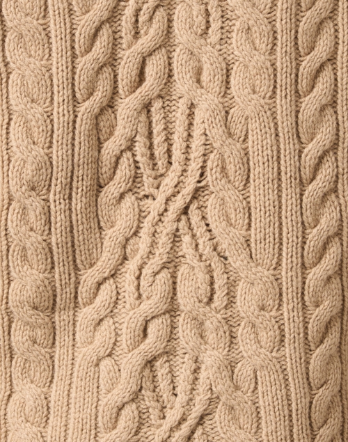 Fabric image - Vince - Camel Wool Cashmere Turtleneck Sweater