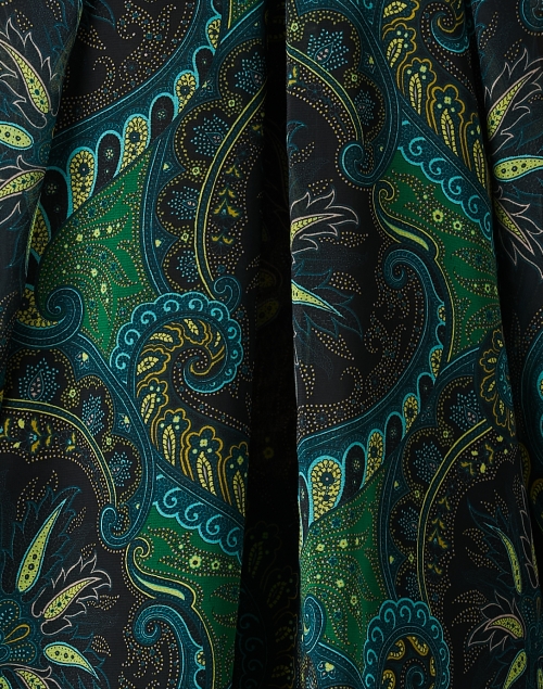 Fabric image - Kobi Halperin - Riley Green Print Blouse