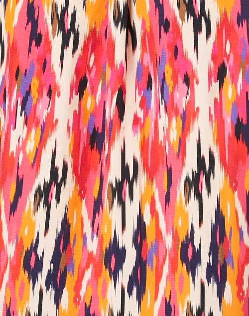 Fabric image - Vilagallo - Irina Multi Ikat Print Blouse