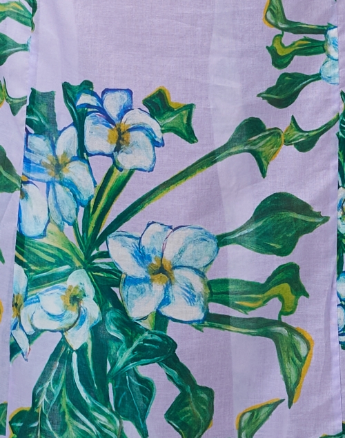 Fabric image - Ala von Auersperg - Kathe Lavender Print Cotton Dress