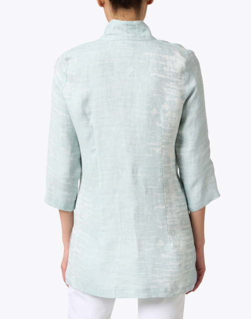 Back image - Connie Roberson - Rita Blue Shalamar Linen Jacket