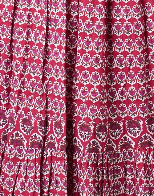 Fabric image - Ro's Garden - Diwali Red Block Print Dress